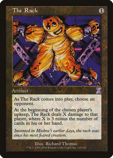 Chevalet de torture, carte Magic TSB 113 — extension Time Spiral Timeshifted