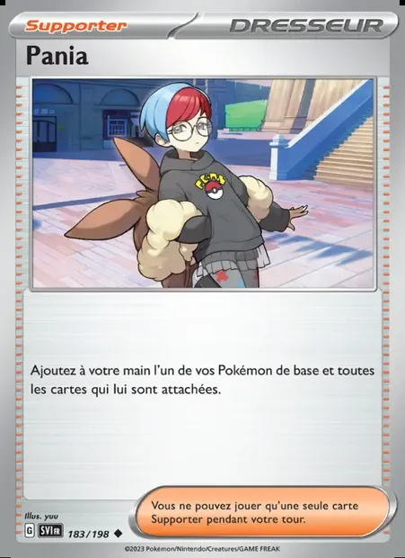 Pania, carte Pokémon SVI 183 — extension Écarlate et Violet
