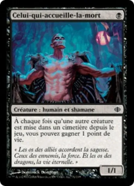 Celui-qui-accueille-la-mort, carte Magic ALA 71 — extension Les éclats d'Alara