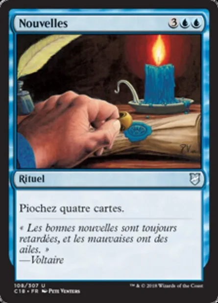 Nouvelles, carte Magic C18 108 — extension Commander 2018