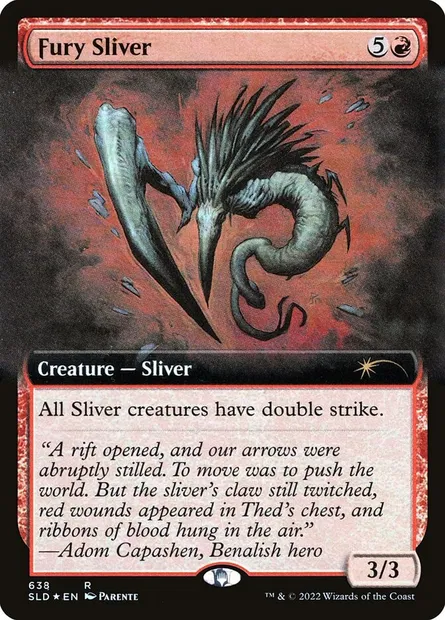 Fury Sliver, Magic card SLD 638 — Secret Lair Drop set