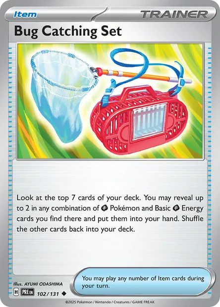 Bug Catching Set, Pokémon card PRE 102 — Prismatic Evolutions set