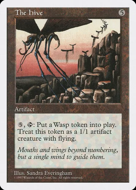L'Essaim, carte Magic 5ED 402 — extension Cinquième Edition