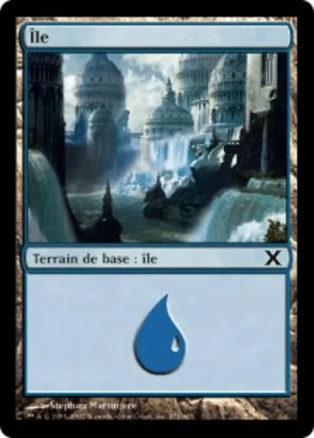 Île, carte Magic 10E 371 — extension Dixième édition