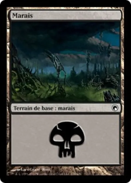 Marais, carte Magic SOM 239 — extension Cicatrices de Mirrodin
