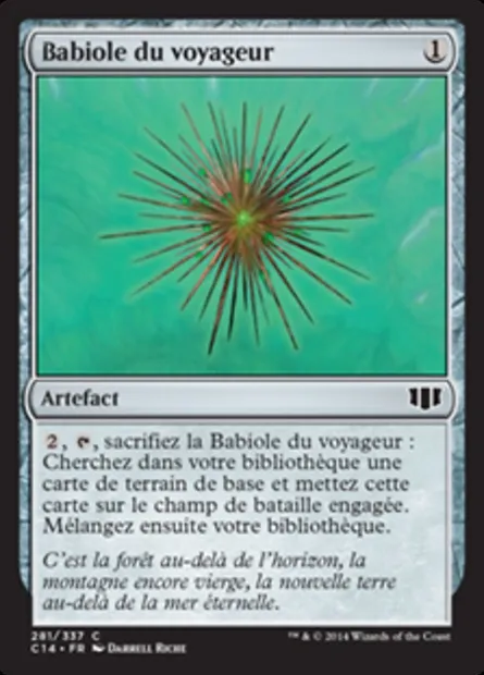 Babiole du voyageur, carte Magic C14 281 — extension Commander 2014