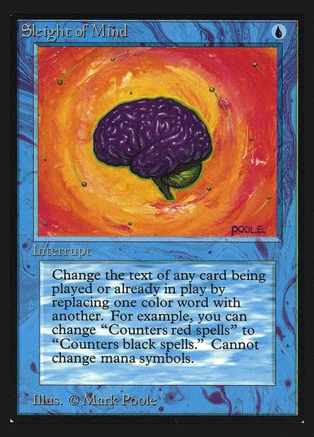 Tricherie mentale, carte Magic CED 79 — extension Collectors' Edition