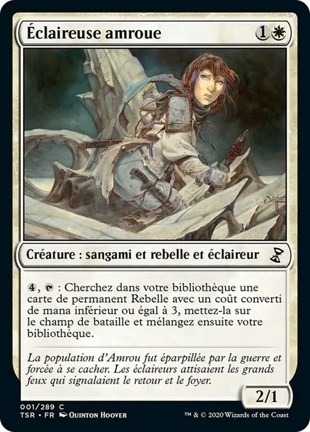 Éclaireuse amroue, carte Magic TSR 1 — extension Spirale Temporelle Remastered