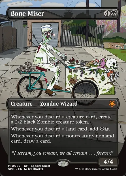 Bone Miser, Magic card SPG 87 — Special Guests set