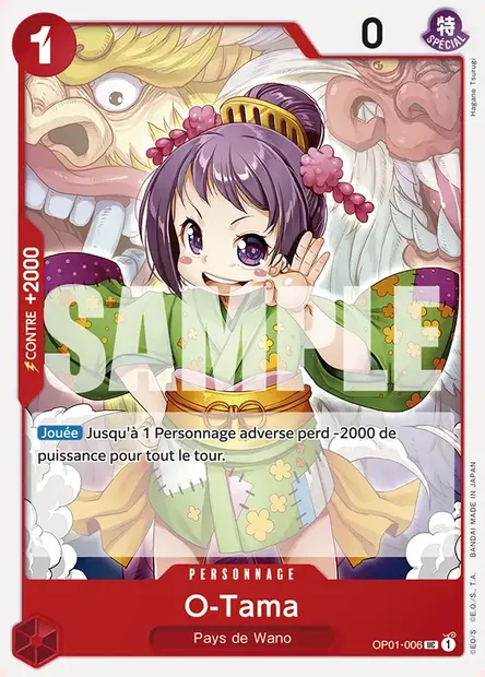 O-Tama, carte One Piece OP01-006 — extension ROMANCE DAWN