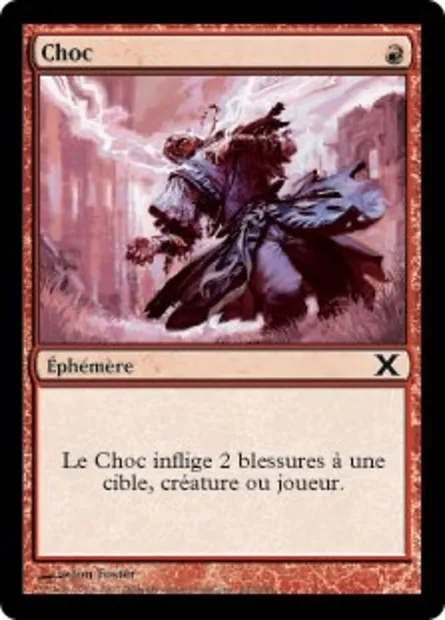 Choc, carte Magic 10E 232 — extension Dixième édition