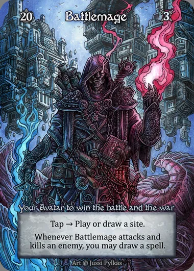 Battlemage, carte Sorcery BET 001 — extension Beta