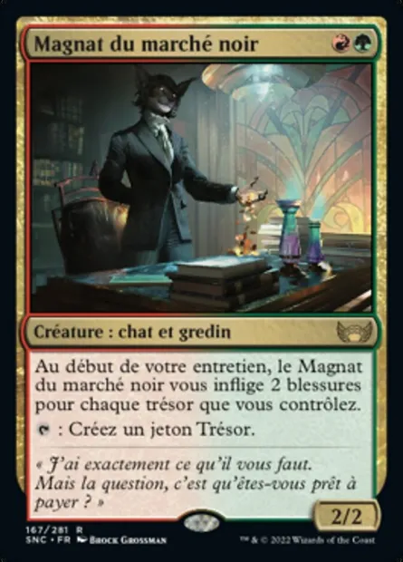 Magnat du marché noir, carte Magic SNC 167 — extension Les rues de la Nouvelle-Capenna