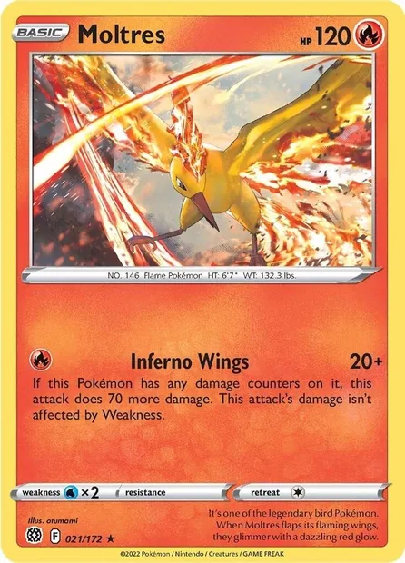 Sulfura, carte Pokémon TDX 021-8 — extension Theme Deck & Blisters Exclusives