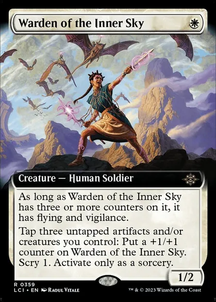 Warden of the Inner Sky, Magic card LCI 359 — The Lost Caverns of Ixalan set
