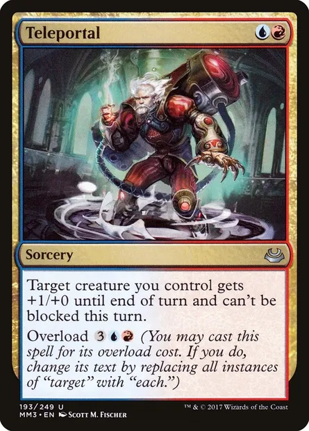Téléportail, carte Magic MM3 193 — extension Modern Masters 2017