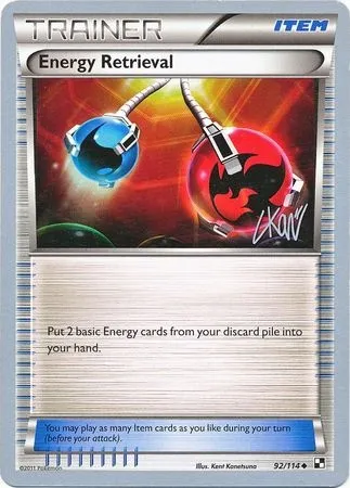 Récupération d'Énergie, carte Pokémon WCD11 092-3 — extension World Championship Decks 2011