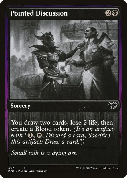 Pointed Discussion, Magic card DBL 393 — Innistrad: Double Feature set