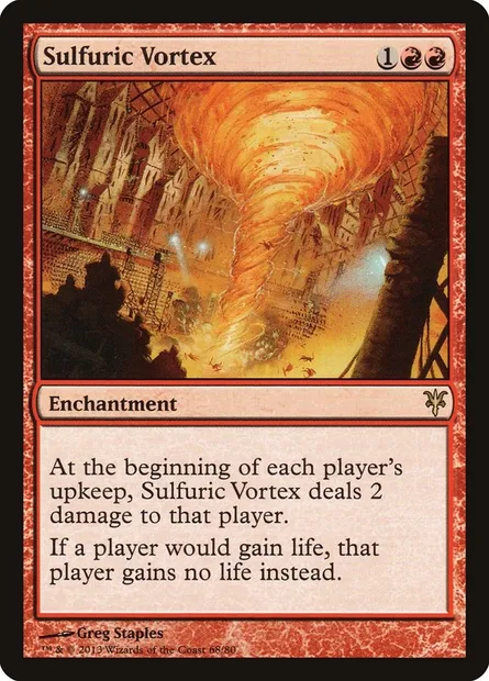 Sulfuric Vortex, Magic card DDK 68 — Duel Decks: Sorin vs. Tibalt set