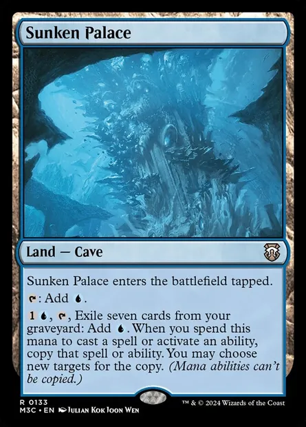 Sunken Palace, Magic card M3C 133 — Modern Horizons 3 Commander set