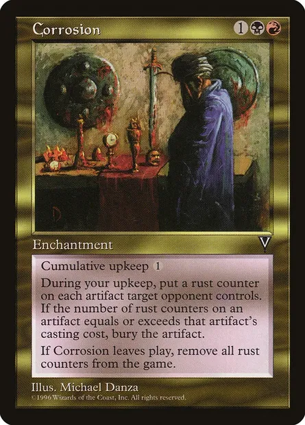 Corrosion, carte Magic VIS 128 — extension Visions