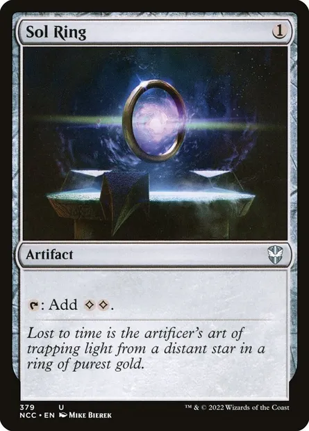 Sol Ring, Magic card NCC 379 — New Capenna Commander set