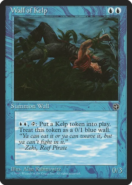 Mur de varech, carte Magic HML 40 — extension Terres Natales