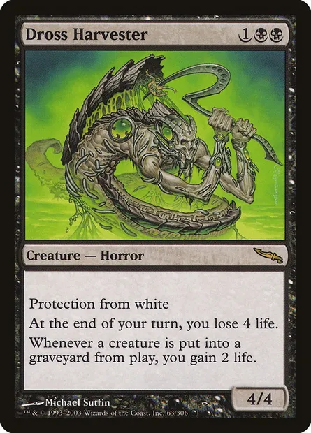 Dross Harvester, Magic card MRD 63 — Mirrodin set