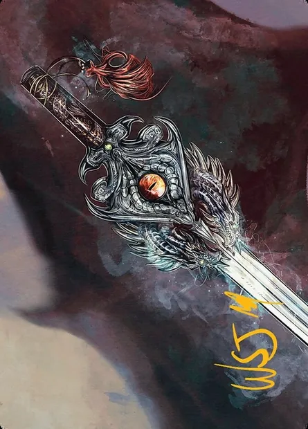 Dragonfire Blade // Dragonfire Blade, Magic card ATDM 40 — Tarkir: Dragonstorm Art Series set