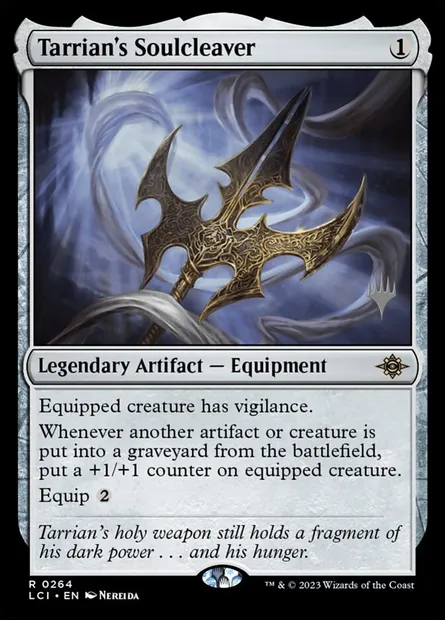Tarrian's Soulcleaver, Magic card PLCI 264p — The Lost Caverns of Ixalan Promos set