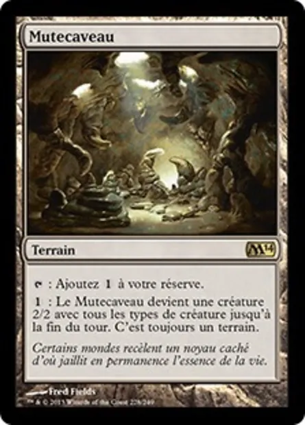 Mutecaveau, carte Magic M14 228 — extension Magic 2014