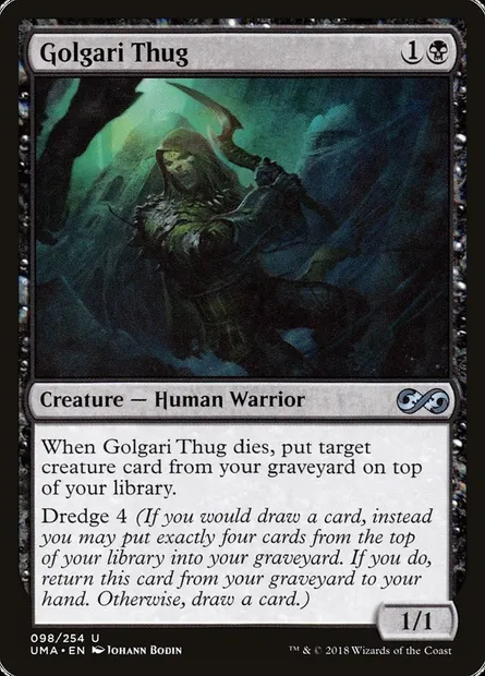 Golgari Thug, Magic card UMA 98 — Ultimate Masters set