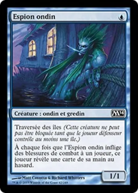Espion ondin, carte Magic M14 62 — extension Magic 2014
