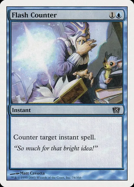 Flash Counter, Magic card 8ED 78 — Eighth Edition set