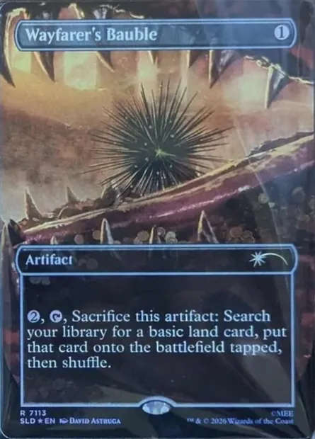 Babiole du voyageur, carte Magic SLD 7113 — extension Secret Lair Drop