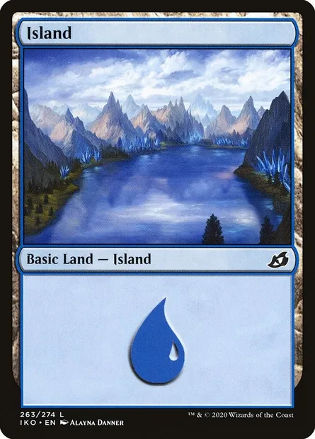 Island, Magic card IKO 263 — Ikoria: Lair of Behemoths set