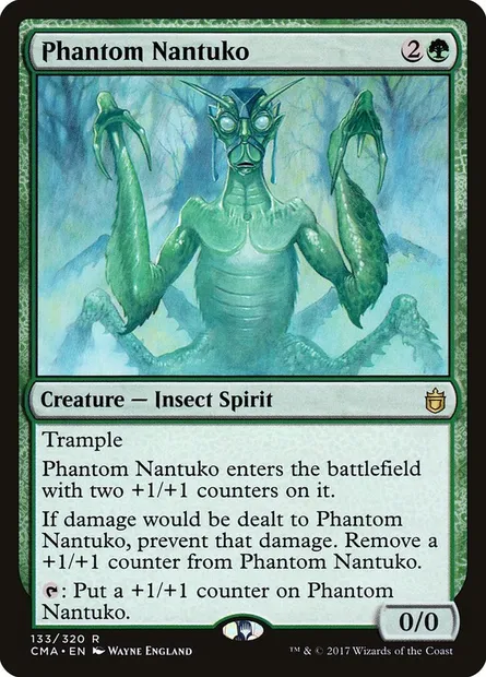 Phantom Nantuko, Magic card CMA 133 — Commander Anthology set