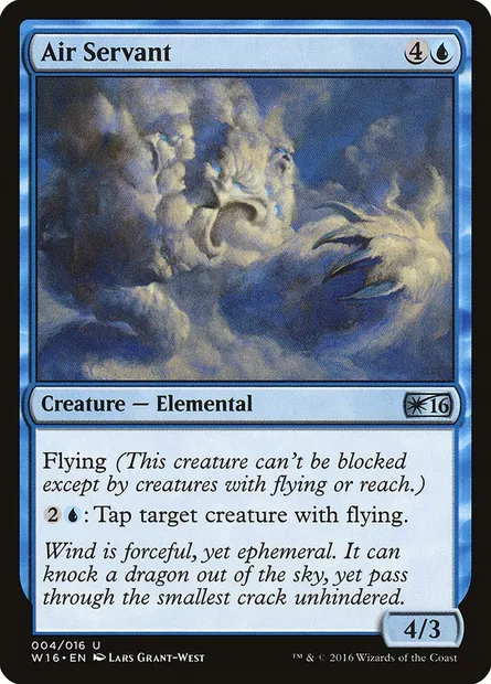 Air Servant, Magic card W16 4 — Welcome Deck 2016 set