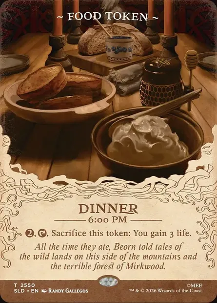 Food, Magic card SLD 2550 — Secret Lair Drop set