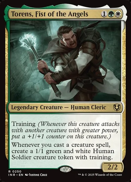 Torens, Fist of the Angels, Magic card INR 250 — Innistrad Remastered set