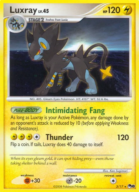 Luxray, Pokémon card P8 3 — POP Series 8 set