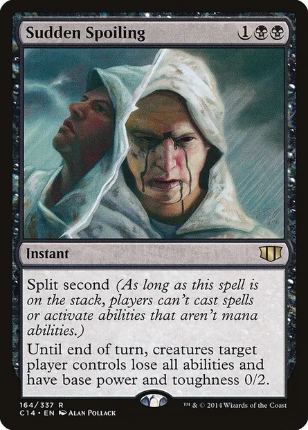 Sudden Spoiling, Magic card C14 164 — Commander 2014 set