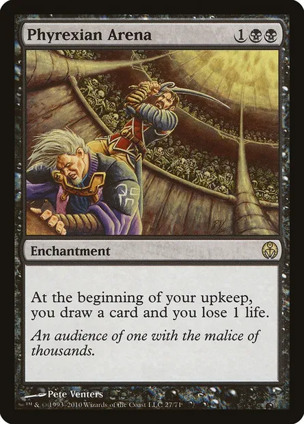 Arène phyrexiane, carte Magic DDE 27 — extension Duel Decks: Phyrexia vs. the Coalition