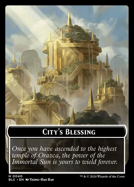 City's Blessing, Magic card TBLC 40 — Bloomburrow Commander Tokens set