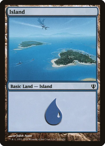 Île, carte Magic ARC 141 — extension Archenemy