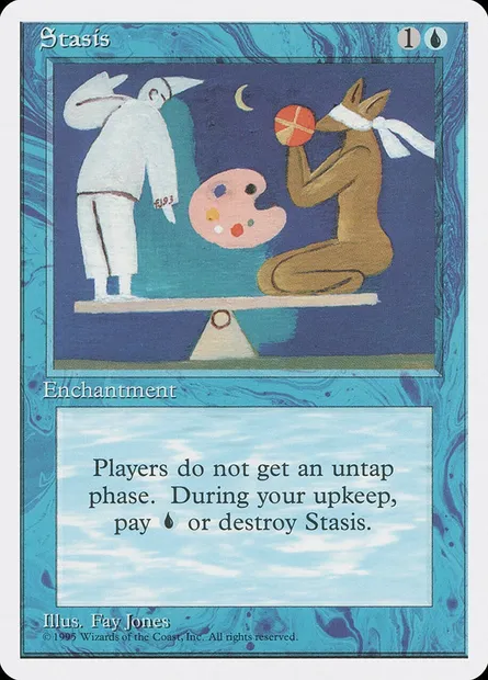 Stasis, Magic card 4ED 104 — Fourth Edition set