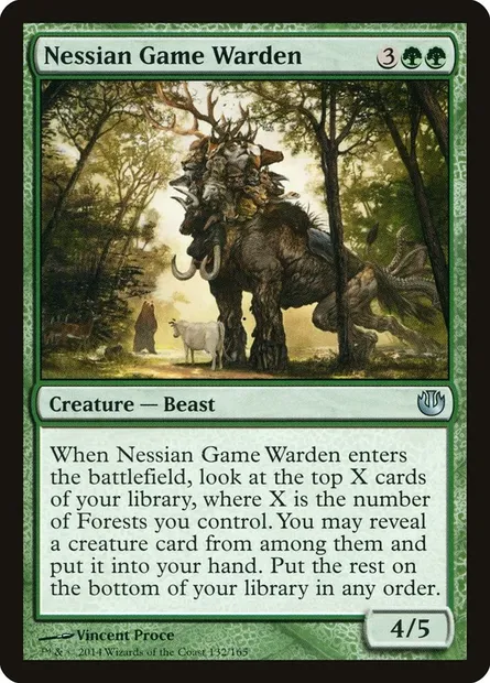 Nessian Game Warden, Magic card JOU 132 — Journey into Nyx set
