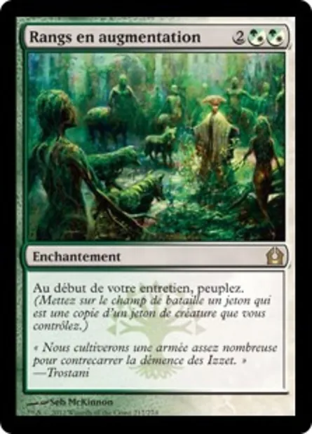Rangs en augmentation, carte Magic RTR 217 — extension Retour à Ravnica