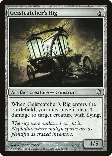 Geistcatcher's Rig, Magic card ISD 223 — Innistrad set