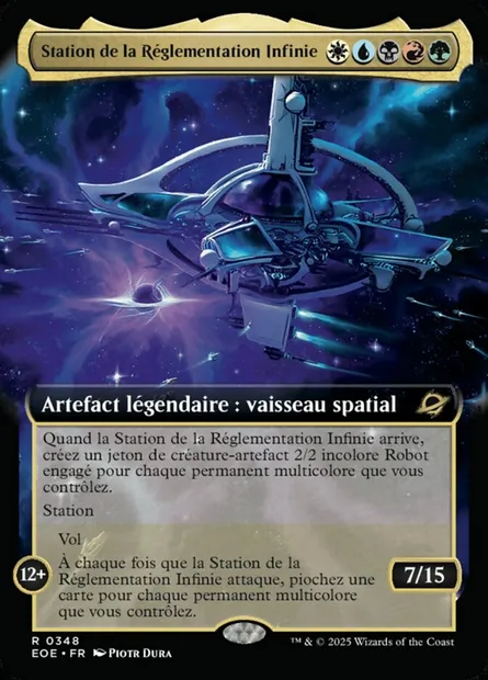 Station de la Réglementation Infinie, carte Magic EOE 348 — extension Edge of Eternities
